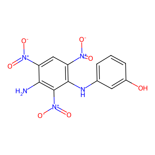 3-((3-Amino-2,4,6-trinitrophenyl)amino)phenol structure