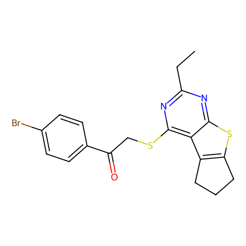C19H17BrN2OS2 structure