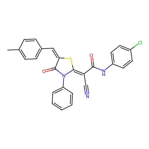 C26H18ClN3O2S structure