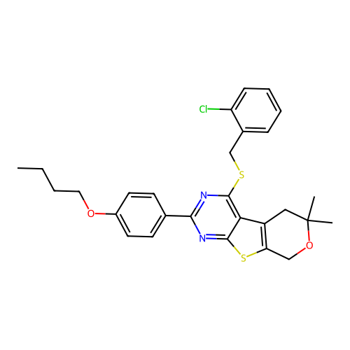 C28H29ClN2O2S2 structure