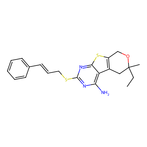 C21H23N3OS2 structure