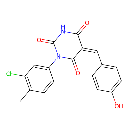 C18H13ClN2O4 structure