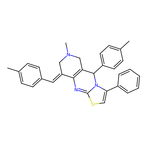 C31H29N3S structure
