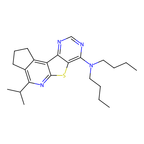 C23H32N4S structure