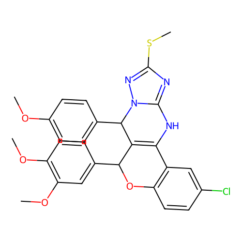 C28H25ClN4O4S structure