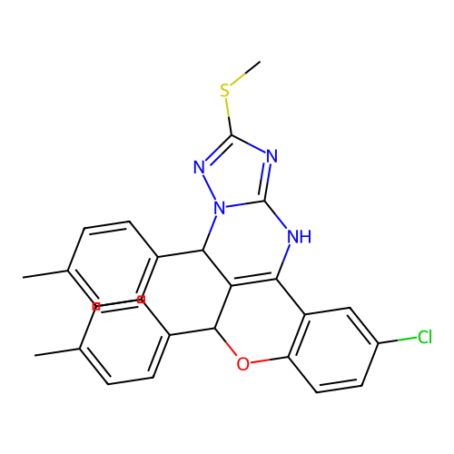 C27H23ClN4OS structure