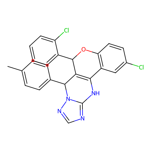 C25H18Cl2N4O structure