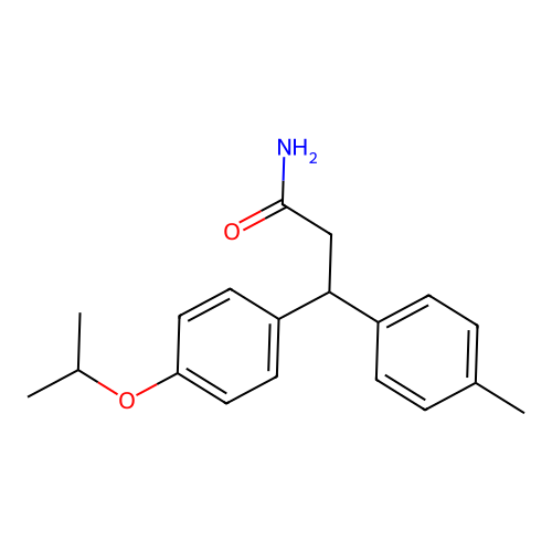 3-(4-Methylphenyl)-3-[4-(propan-2-yloxy)phenyl]propanimidic acid structure