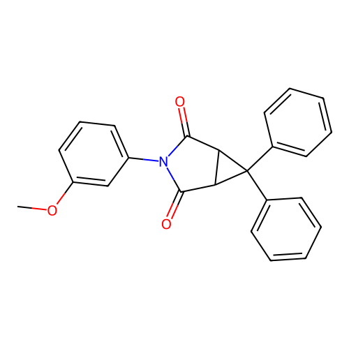 3-(3-Methoxyphenyl)-6,6-diphenyl-3-azabicyclo[3.1.0]hexane-2,4-dione structure