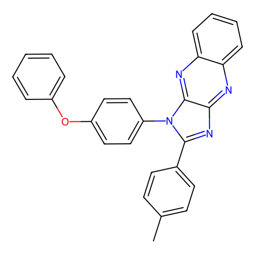 2-(4-methylphenyl)-1-(4-phenoxyphenyl)-1H-imidazo[4,5-b]quinoxaline structure