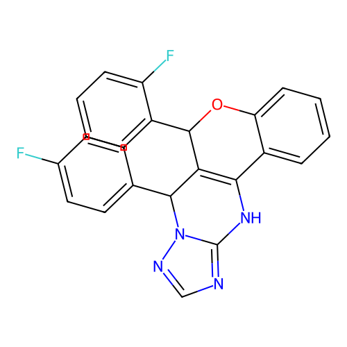 C24H16F2N4O structure
