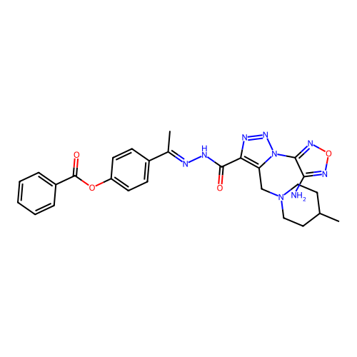 C27H29N9O4 structure