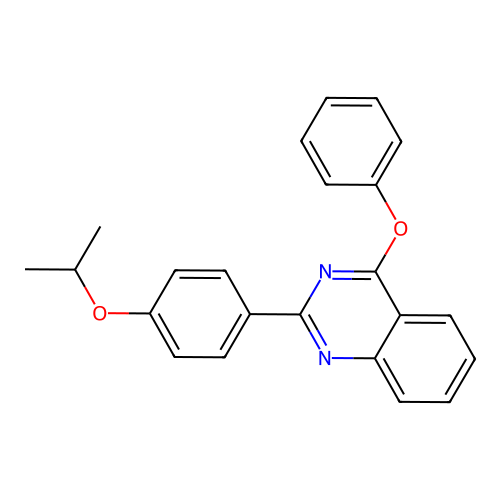 4-Phenoxy-2-[4-(propan-2-yloxy)phenyl]quinazoline structure