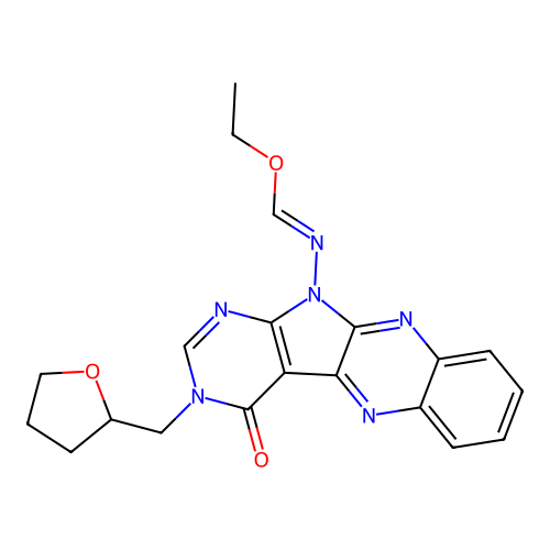 C20H20N6O3 structure