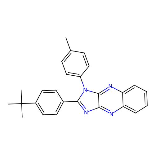 2-(4-tert-butylphenyl)-1-(4-methylphenyl)-1H-imidazo[4,5-b]quinoxaline structure