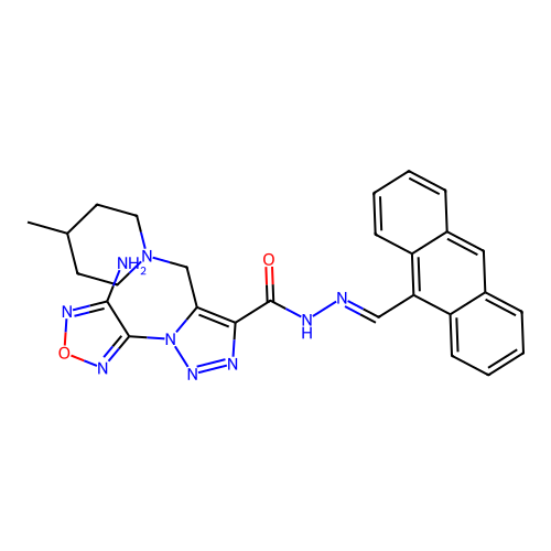 C27H27N9O2 structure