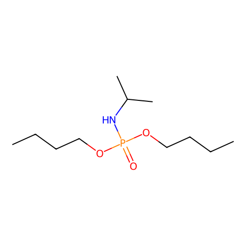 Dibutyl isopropylphosphoramidate structure