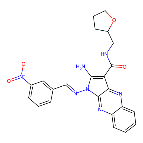 C23H21N7O4 structure