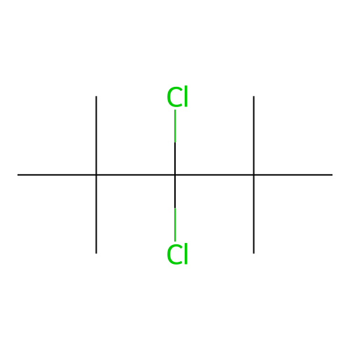 Pentane, 3,3-dichloro-2,2,4,4-tetramethyl- structure