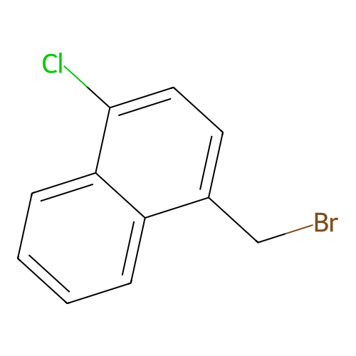1-(Bromomethyl)-4-chloronaphthalene structure