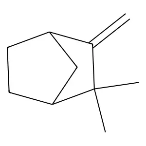 莰烯 structure