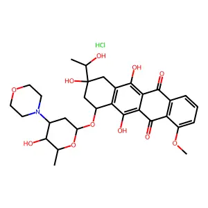 C31H37N011.ClH structure