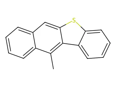 11-Methylbenzo(b)naphtho(2,3-d)thiophene structure
