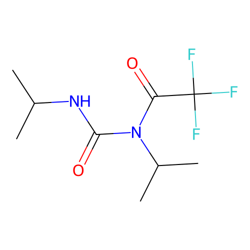 2,2,2-trifluoro-N-propan-2-yl-N-(propan-2-ylcarbamoyl)acetamide structure