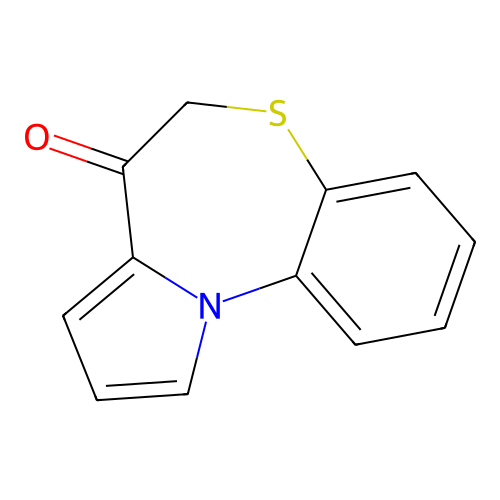 Pyrrolo(2,1-d)(1,5)benzothiazepin-7(6H)-one structure