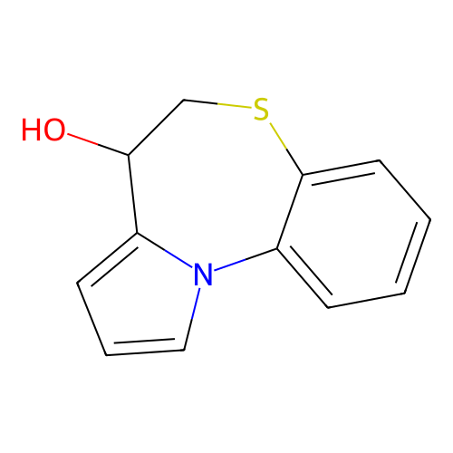 6,7-Dihydropyrrolo[2,1-d][1,5]benzothiazepin-7-ol structure