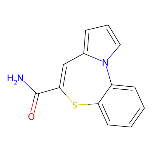 Pyrrolo[2,1-d][1,5]benzothiazepine-6-carboxamide structure