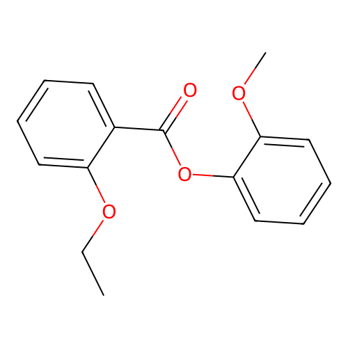 2-Methoxyphenyl 2-ethoxybenzoate structure