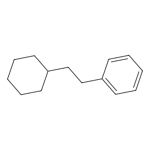(2-Cyclohexylethyl)benzene structure