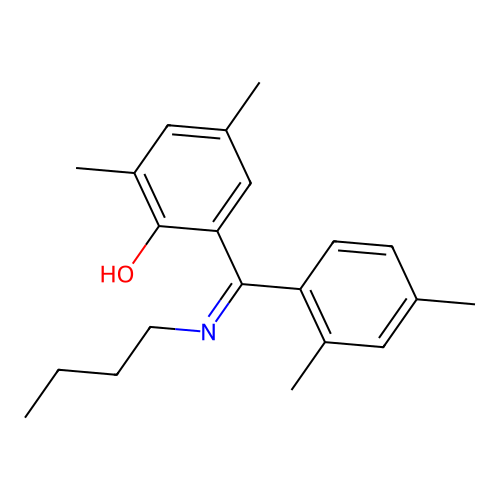 2-((Butylimino)(2,4-dimethylphenyl)methyl)-4,6-dimethylphenol structure