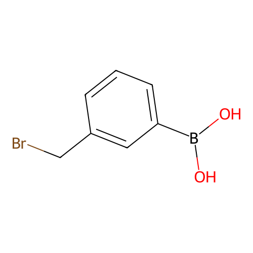 3-(Bromomethyl)benzeneboronic acid structure