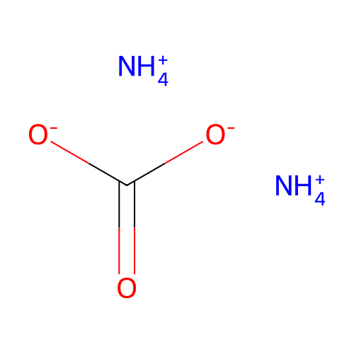 碳酸铵 structure
