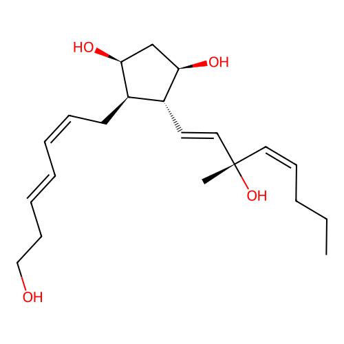 (15S)-15-Methyl-pgf2-alpha 1,11-lactone structure