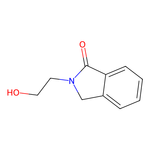 2-(2-hydroxyethyl)-3H-isoindol-1-one structure