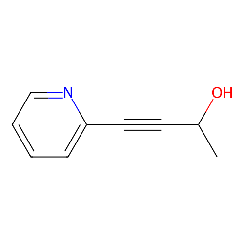 4-(Pyridin-2-yl)but-3-yn-2-ol structure