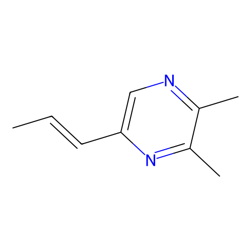 2,3-Dimethyl-5-(1-propen-1-yl)pyrazine structure