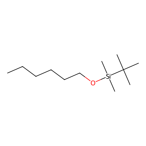 1-Hexanol, tBDMS structure
