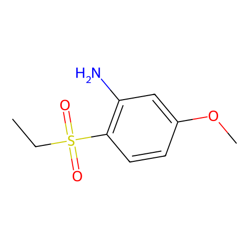 2-Ethylsulphonyl-5-methoxyaniline structure