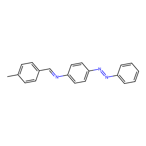 (4-Methylbenzylidene)-(4-phenylazophenyl)amine structure
