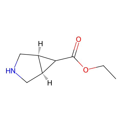 (1R,5S,6r)-rel-Ethyl 3-azabicyclo[3.1.0]hexane-6-carboxylate structure