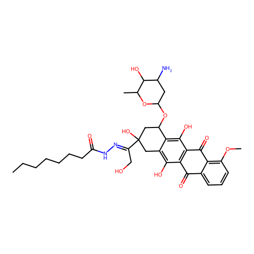 Octanoic acid der. structure