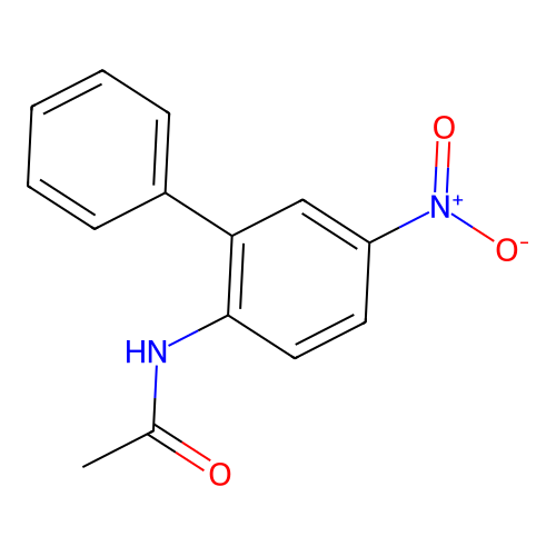 4'-Nitro-2'-phenylacetanilide structure