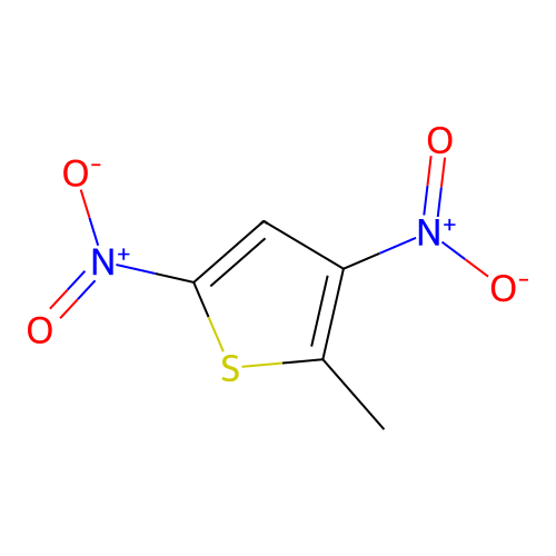 2-Methyl-3,5-dinitrothiophene structure