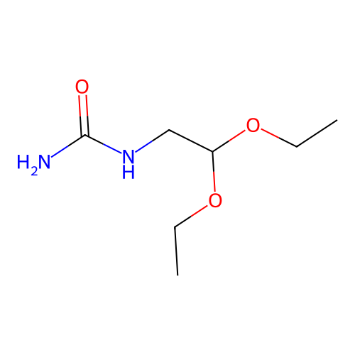 Urea, (2,2-diethoxyethyl)- structure