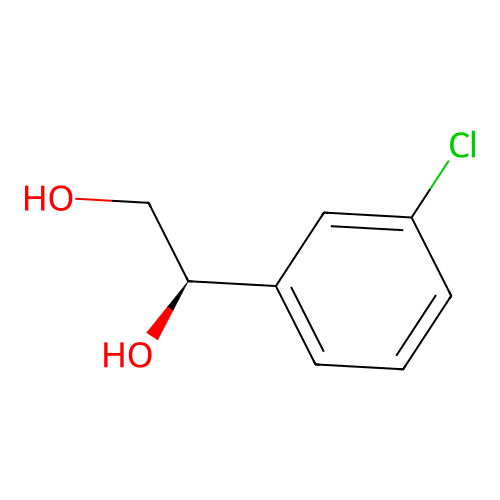 (R)-1-(3-Chlorophenyl)-1,2-ethanediol structure