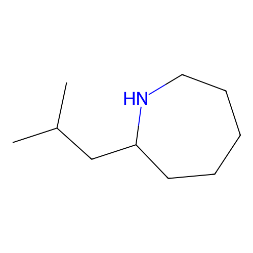 2-(2-Methylpropyl)azepane structure